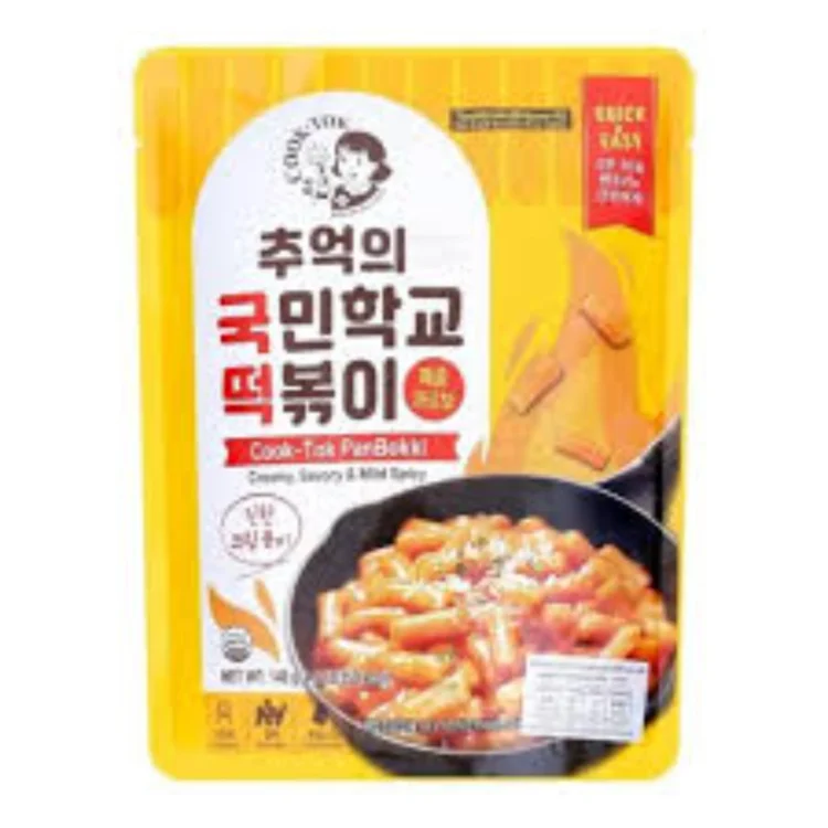 Cook Tok Pan Bokki Creamy Savory & Mild Spicy Carbo 140g