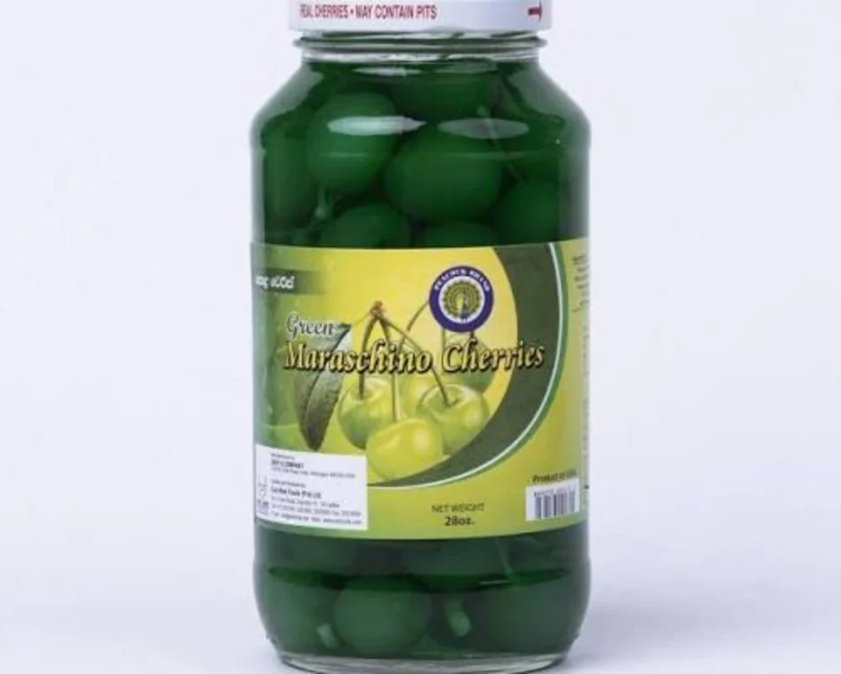 Peacock Green Maraschino Cherries 737g
