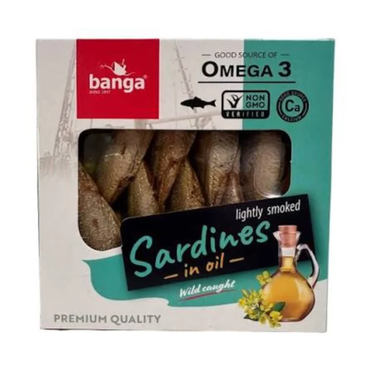 Banga lightly Smoked Sardines in Canola Oil 120g