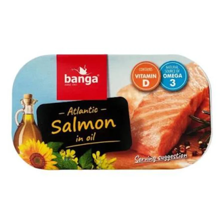 Banga Atlantic Salmon in Canola Oil 120g