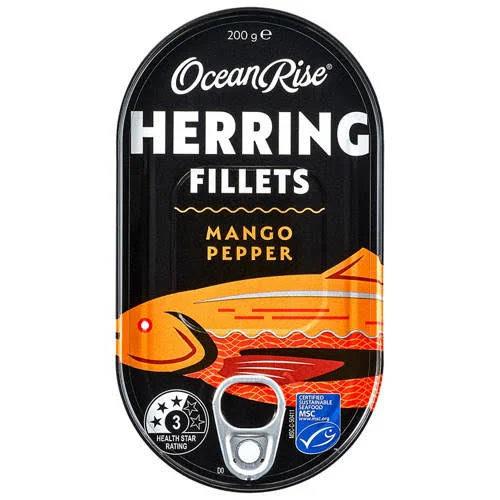 OceanRise Herring Fillets Mango Pepper 200g