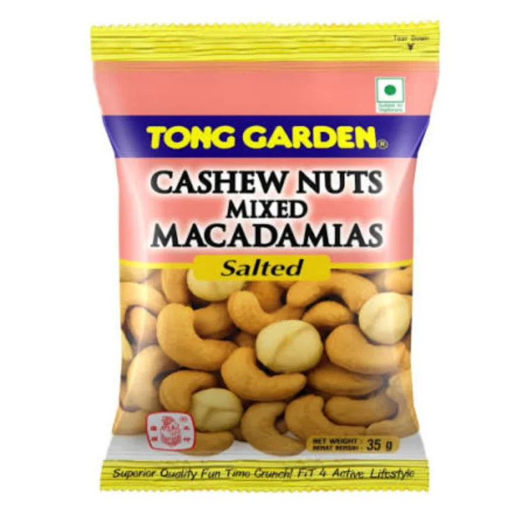 Tong Garden Cashew Nuts& Macadamias Nuts Salted 35g