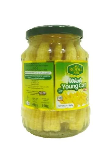 Royal Arm Whole Young Corn In vinegar 340g