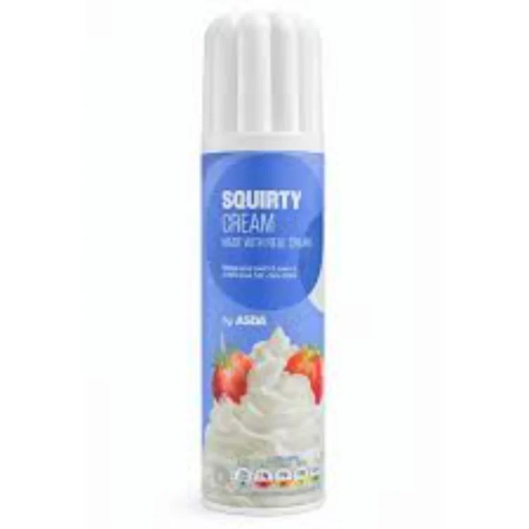 Squirty cream 245ml by Asda
