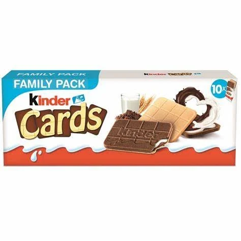 Kinder cards 10x pack 256g