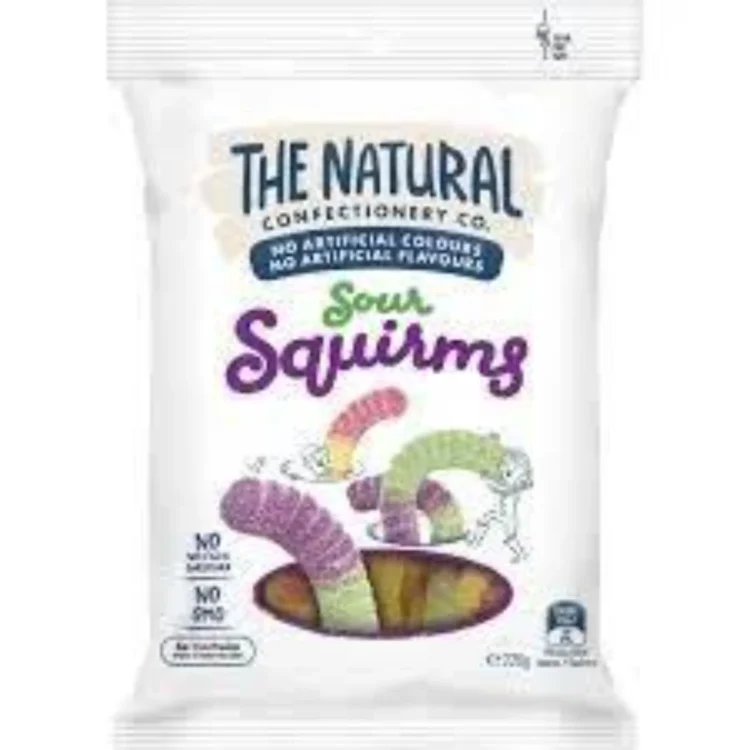 THE NATURAL SOUR SQUIRMS 220G