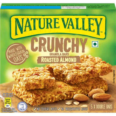 Nature Valley Crunchy Roasted Almond 5 Pack 210g