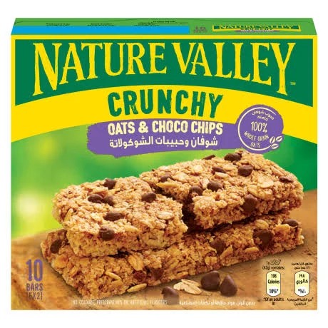 Nature Valley Crunchy Oats & Choco Chips 5 Pack 210g