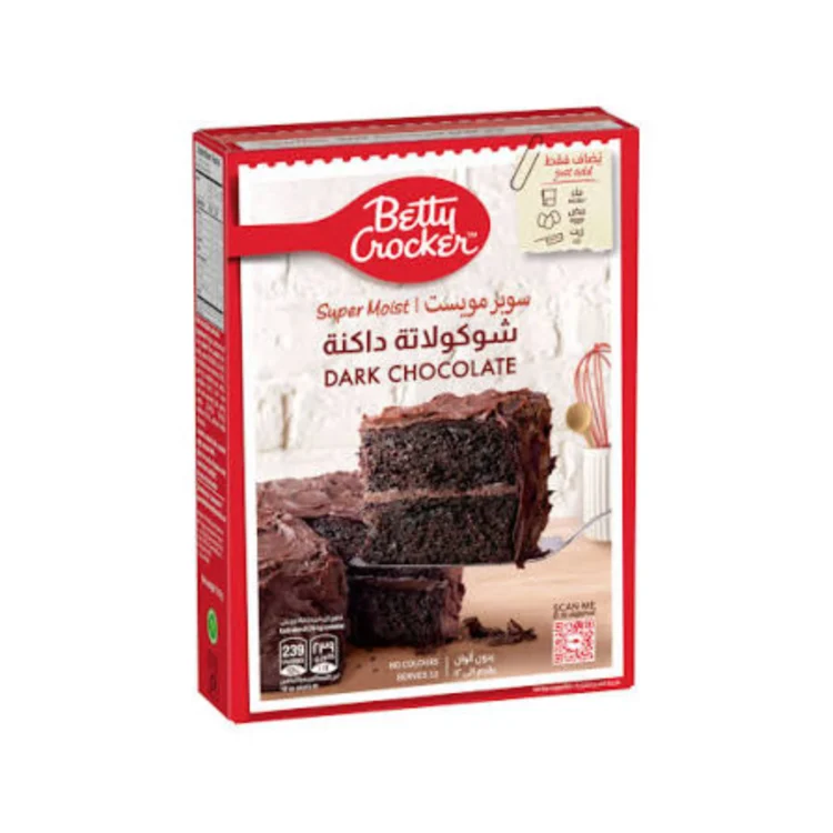 Betty Crocker Super Moist Dark Chocolate Cake Mix 360g