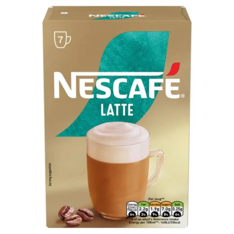 Nescafe Latte 7 Mugs 126g