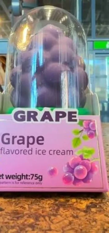Hicey Ice Cream Grape Flavor 75g