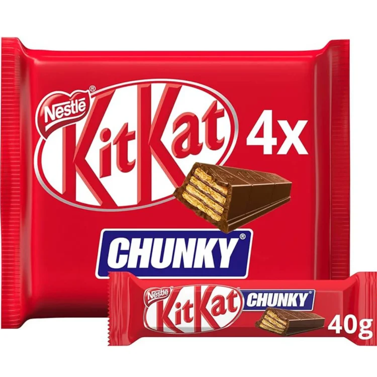 Kit Kat Chunky Double Choc 4 Bar 160g