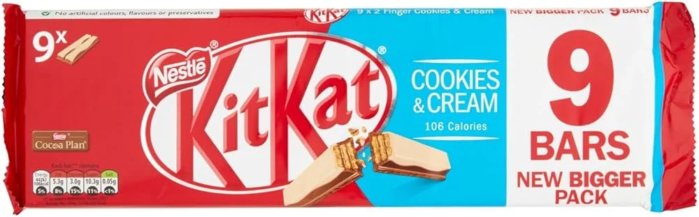 Kit Kat Cookies And Cream 2F 9Bars 186.3g