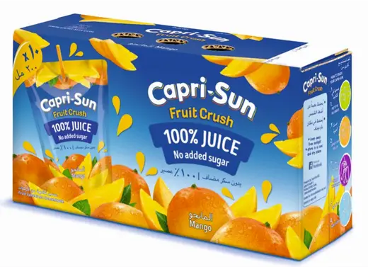 Capri-Sun Fruit Juice Mango (10 x 200ml) Carton