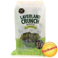 Laverland Crunch Wasabi Flavour Sea Weed 4.5g