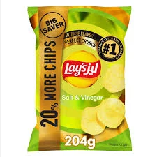 Lays Salt And Vinegar 204g