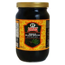 Lucky Family Black Olives 335g
