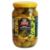 Lucky Family Green Pitted Olives 335g