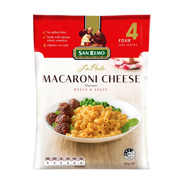 San Remo Alferdo Flavour Mac And Cheese 120g