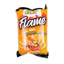 Miaw Miaw BBQ Prawn Crackers 50g