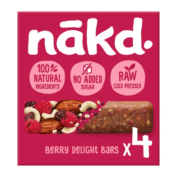 Nakd Berry Delight Nut Bars 140g