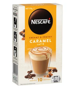 Nescafe Caramel Latte 10 Mugs 180g