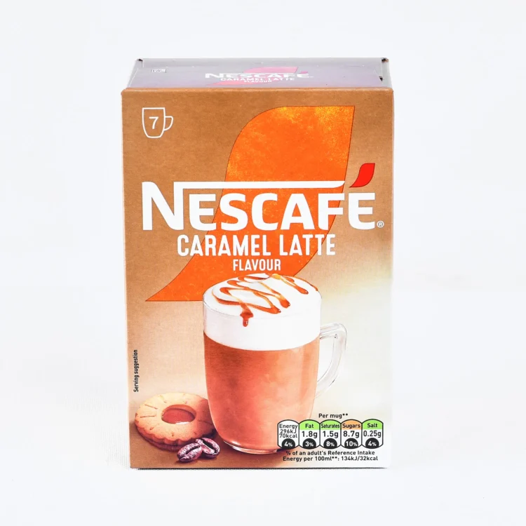 Nescafe Caramel Latte Flavour 7 Mugs 119g