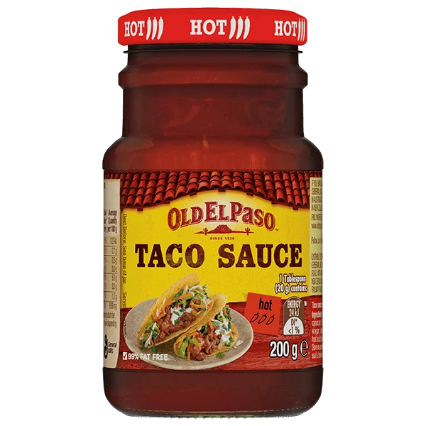 Old El Paso Hot Taco Sauce 200g