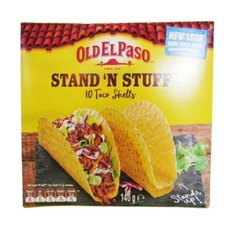 Stand n Stuff Taco Shells (10 Shells) 140g