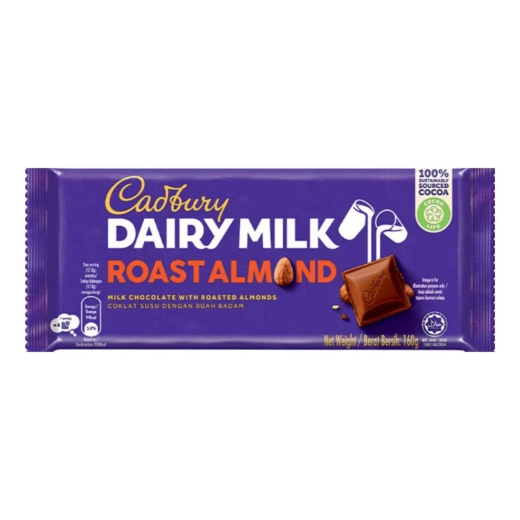 Cadbury Dairy Milk Roasted Almond 160g