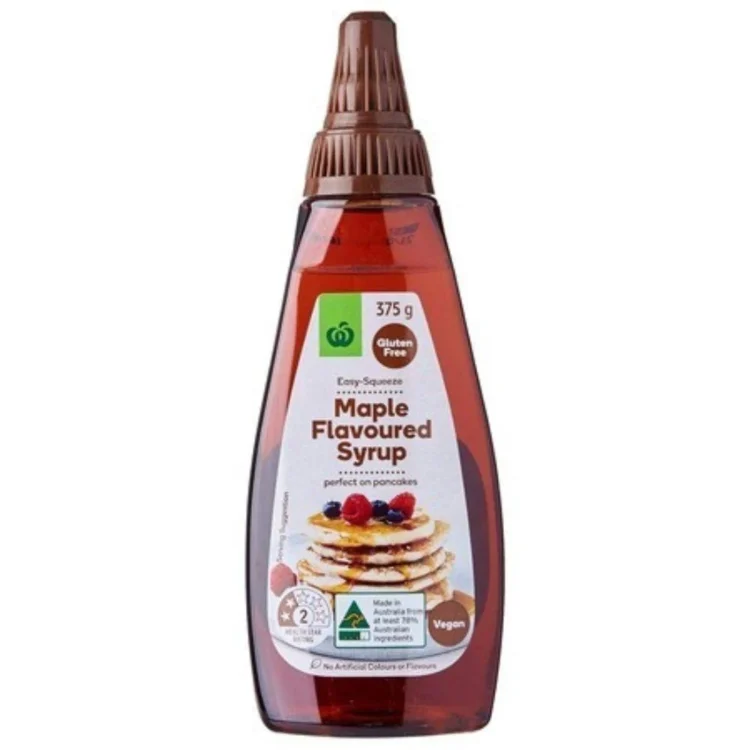 Woolworths Maple Flavored Syrup 375g
