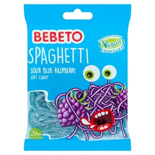 Bebeto Spaghetti Blue Raspberry 70g