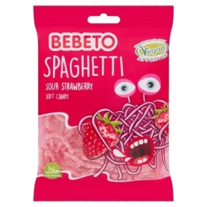 Bebeto Spaghetti Sour Strawberry 70g