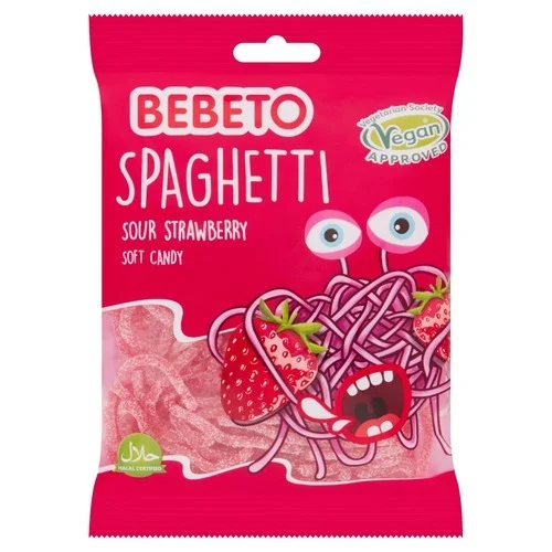 Bebeto Spaghetti Strawberry 70g