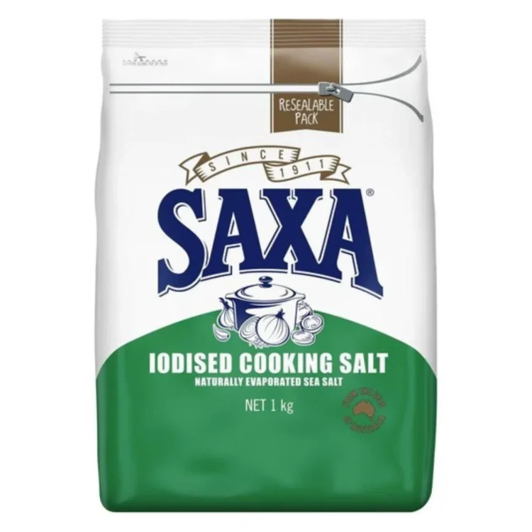 Saxa Iodized Salt 1kg