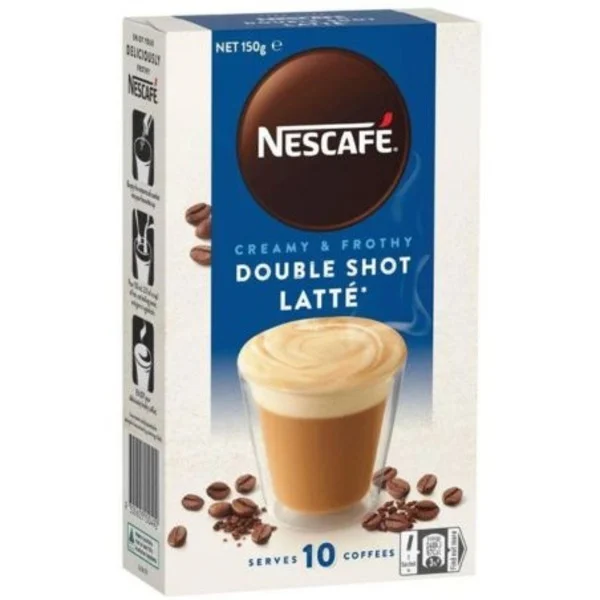 Nescafe Double Shot Latte Coffee 10 Mugs