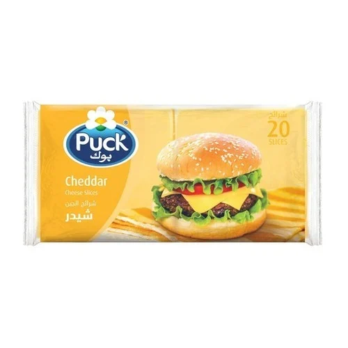 Puck Cheddar Cheese Slices 20s