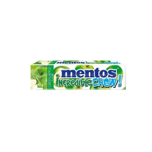 Mentos Incredible Chew Green Apple Flavour 45g