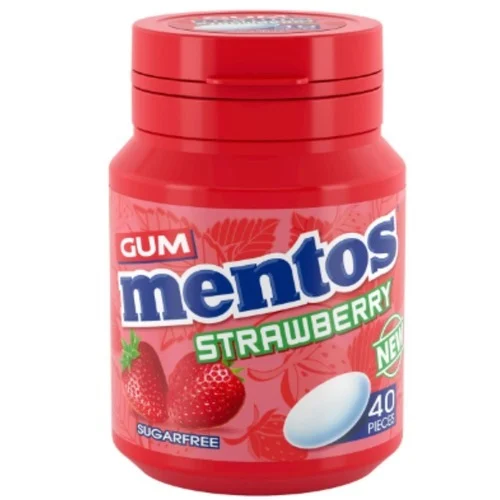 Mentos Gum Strawberry 56g