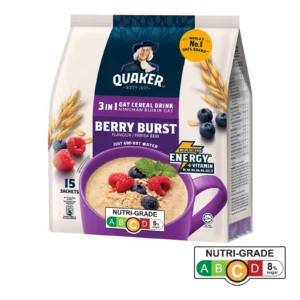 Quacker Berry Burst Oat Cereal Drink 15s