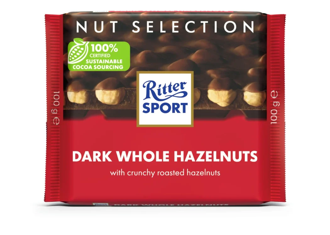 Ritter Sport Dark Whole Hazelnuts 100g