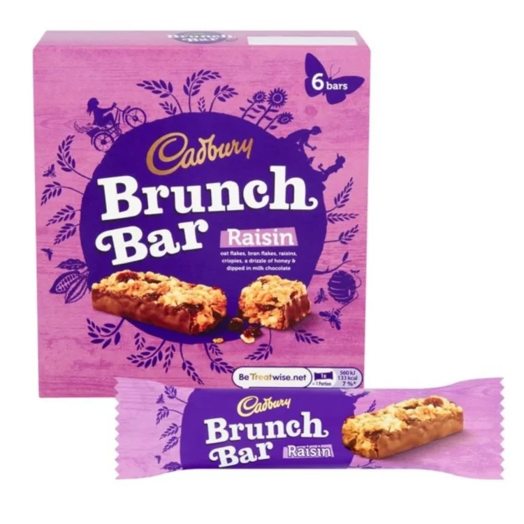 Cadbury Brunch Raisin 5 Bars