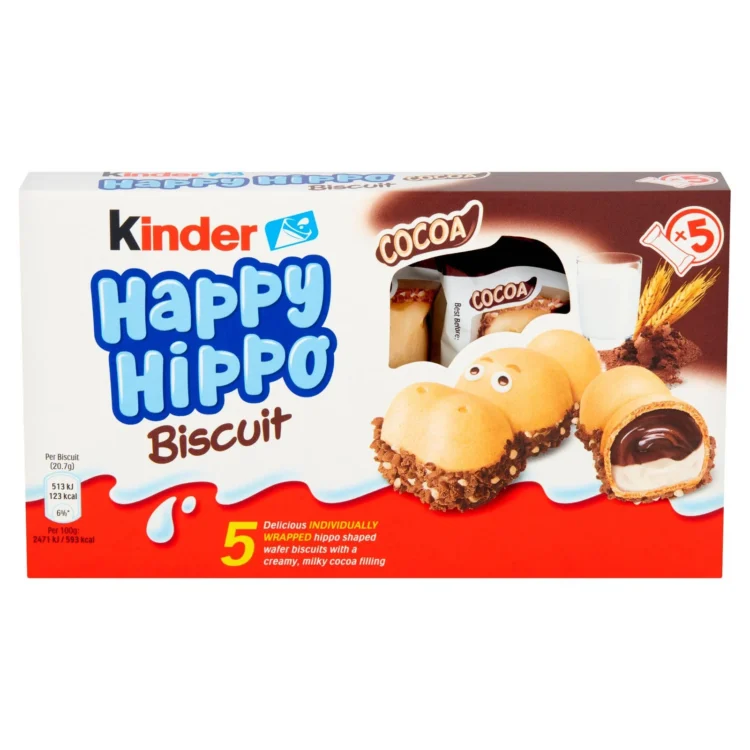 Kinder Happy Hippo Hazelnut Biscuit 5s