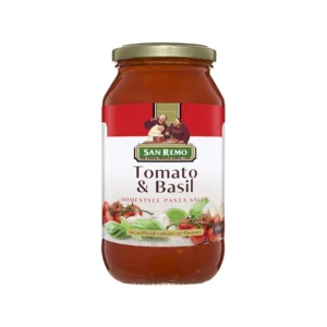 San Remo Tomato And Basil Pasta Sauce 500g