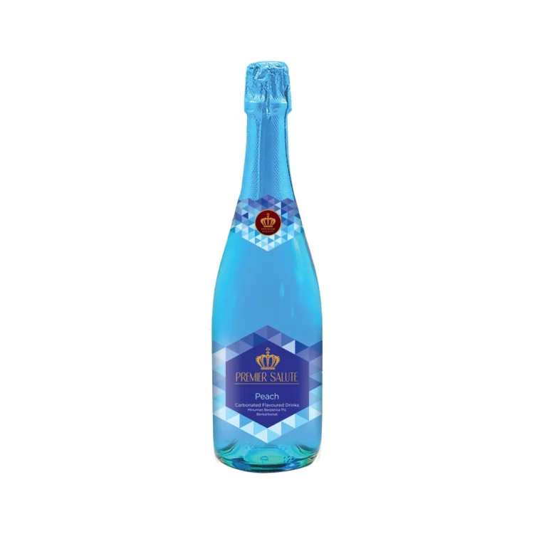 Premier Salute Carbonated Pech Flavour Drink 750ml