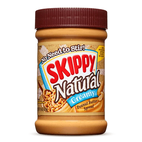 Skippy Natural Creamy Peanut Butter 425g