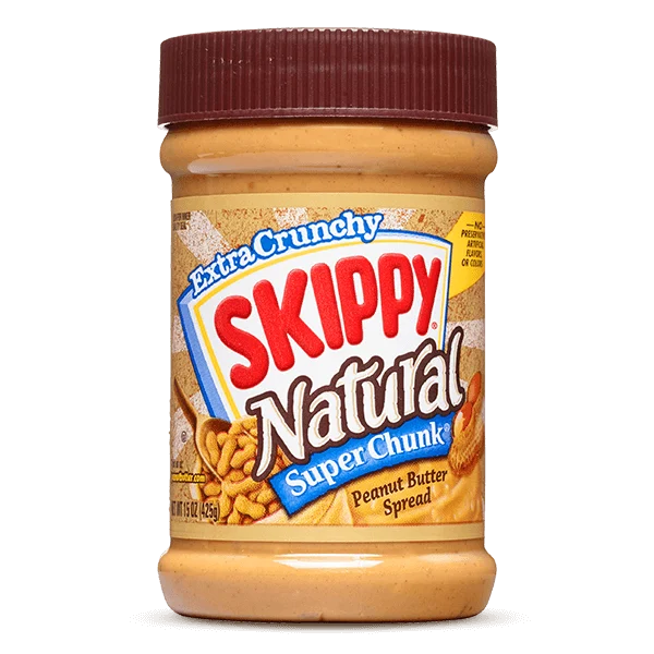 Skippy Natural Super Chunk Peanut Butter 425g