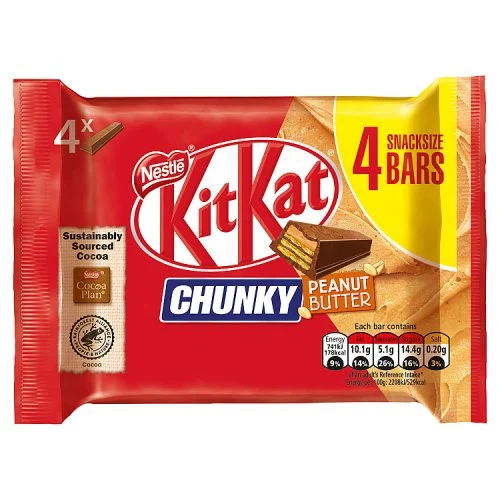 Kit Kat Chunky Peanut Butter 4 Bar 160g